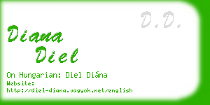 diana diel business card